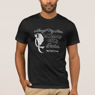 Camiseta Siempre mi héroe en memoria hermana - cáncer de pu