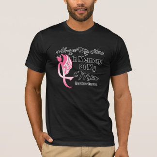 Camiseta Siempre Mi Héroe En Memoria Mamá - Cáncer De Mama