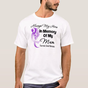 Camiseta Siempre mi héroe en momia de la memoria - cáncer