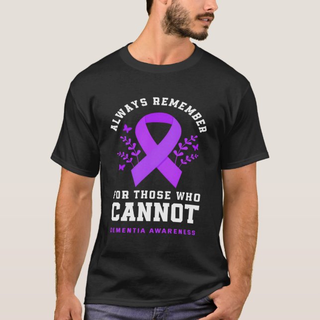 Camiseta Siempre Recuerden Que Los Que No Pueden Púrpura De (Anverso)