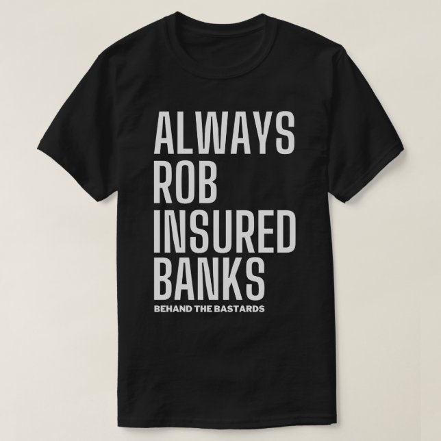 Camiseta Siempre Rob Seguros Bancos 9 (Diseño del anverso)