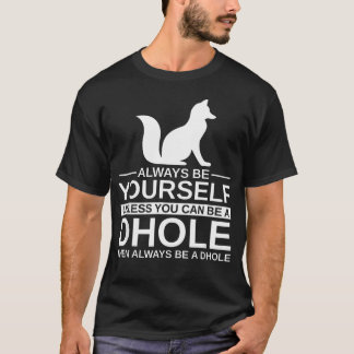 Camiseta Siempre Sé Tú Mismo Dhole Para Cachorro