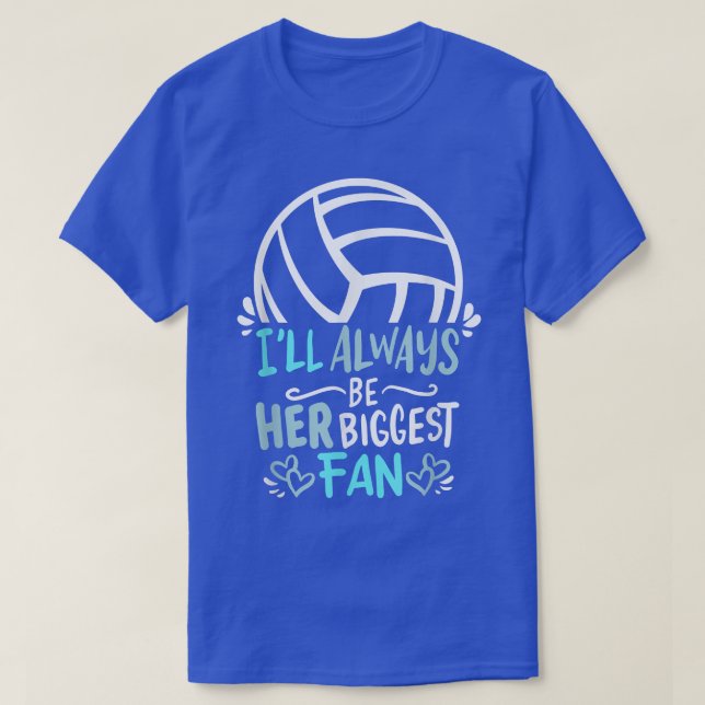 Camiseta Siempre seré su mayor Chica de voleibol de fans Pl (Diseño del anverso)