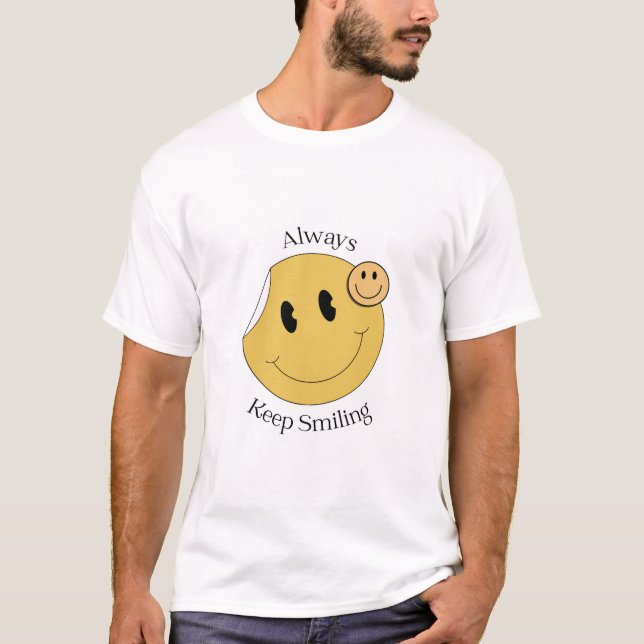 Camiseta Siempre siga sonriendo (Anverso)