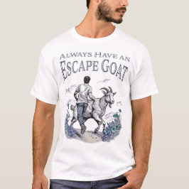 Camiseta Siempre tener una cabra de escape (elementos más l