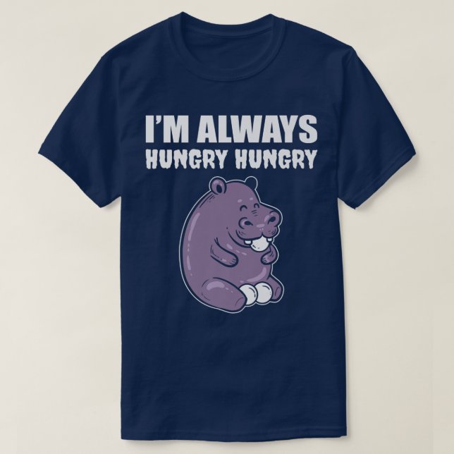 Camiseta Siempre Tengo Hambre (Diseño del anverso)