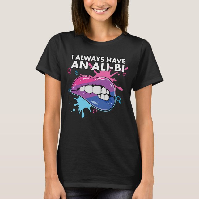 Camiseta Siempre Tengo Un Orgullo Bisexual Ali Bi (Anverso)