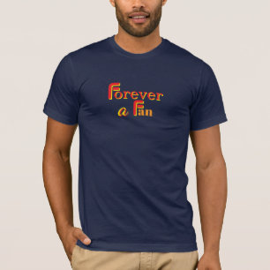 Camiseta Siempre Un Fan Hombre Azul Marino