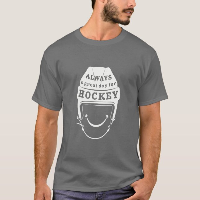Camiseta Siempre un gran día para el hockey (Anverso)