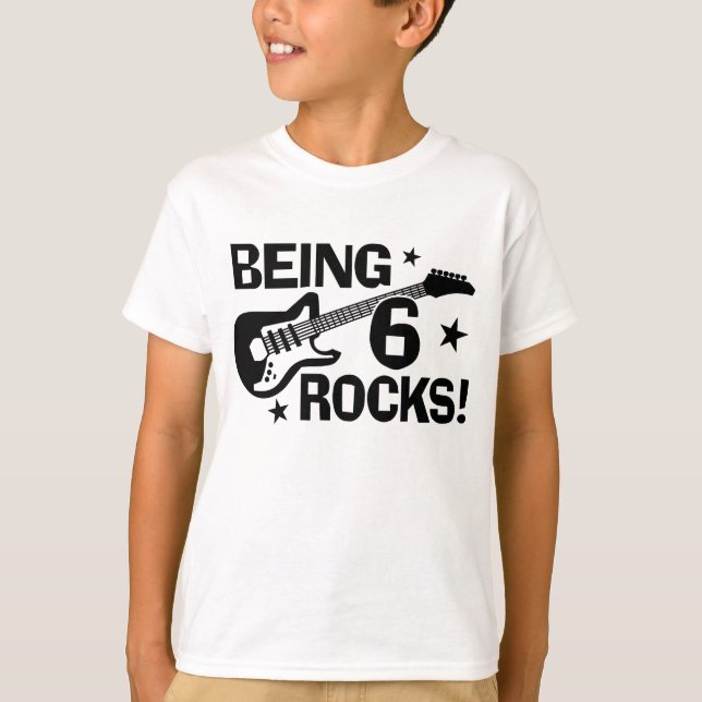 Camiseta Siendo 6 rocas (Anverso)