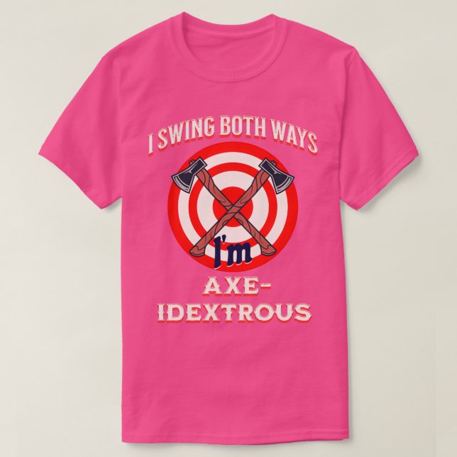 Camiseta Siendo Ambos Modos Divertidos Ambidexterinos De Ec (Diseño del anverso)