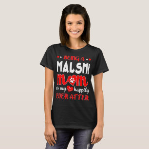 Camiseta Siendo mamá de Malshi mi feliz siempre después
