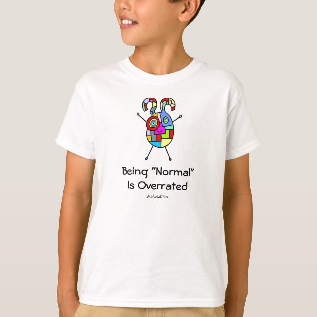 Camiseta Siendo normal se sobrestima (Anverso)