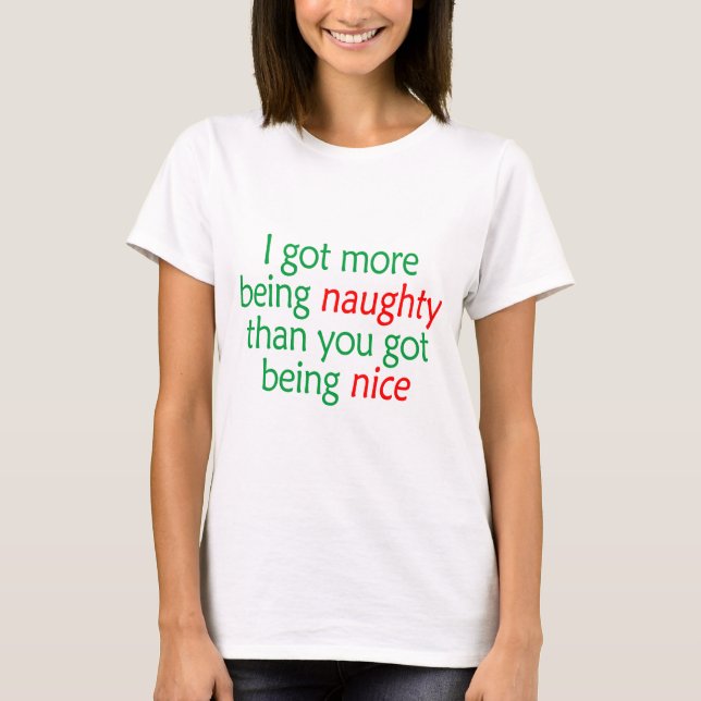 Camiseta Siendo travieso (Anverso)