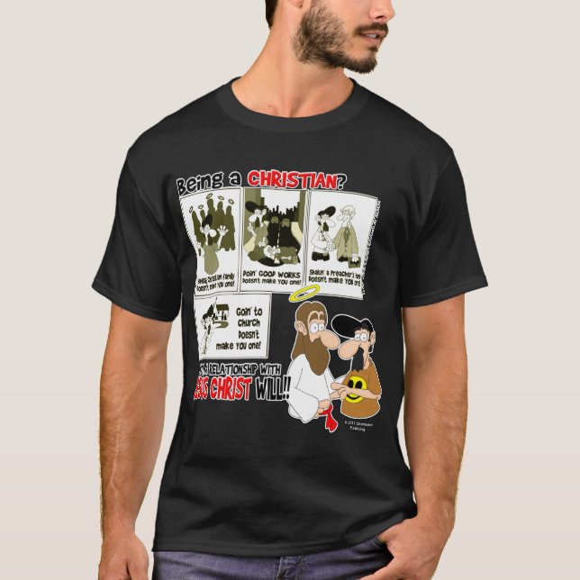 Camiseta Siendo una cristiana (sepia) (Anverso)