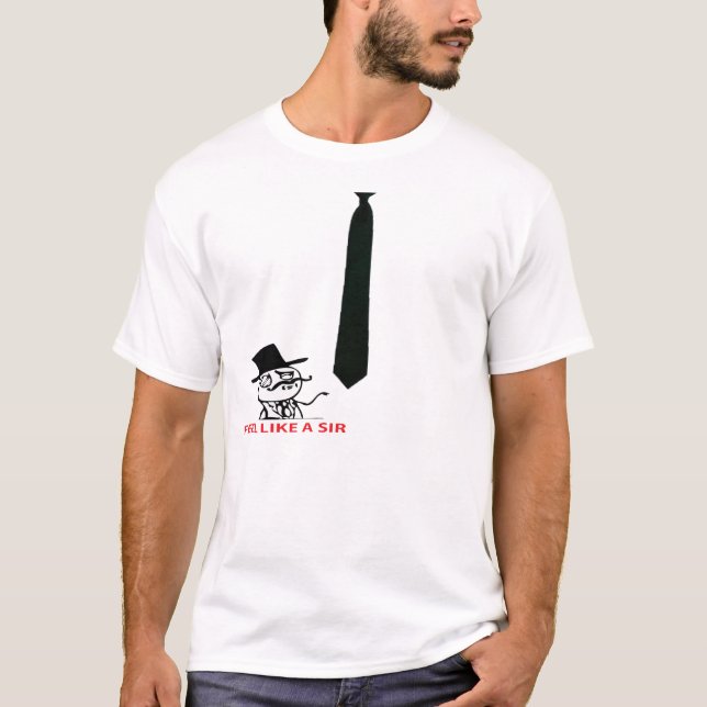 Camiseta ¡Sienta como un sir! ¡Con un lazo! (Anverso)
