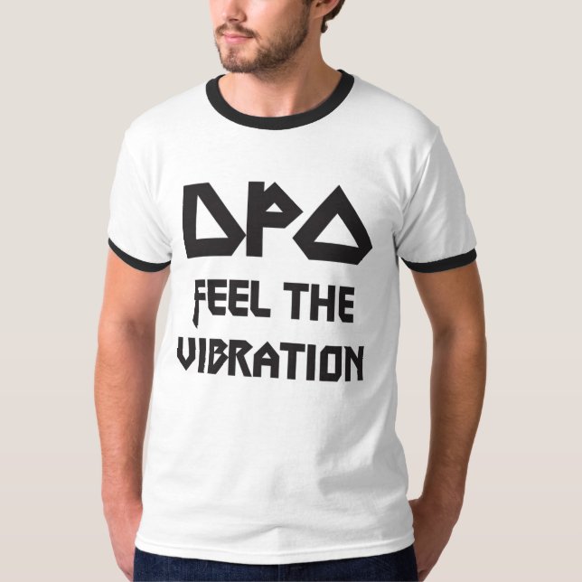Camiseta Sienta la vibración (Anverso)
