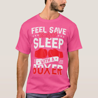 Camiseta Sienta Salvar Esta Noche Dormiendo Con Un Boxer