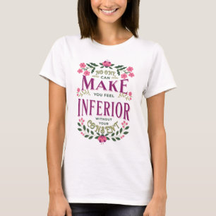 Camiseta Siéntanse inferiores derechos de las mujeres Elean