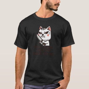 Camiseta Siéntase Libre De No Hablar Conmigo Gato Introvert