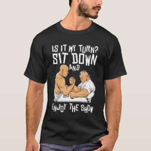 Camiseta Siéntate y disfruta del espectáculo Eerciserainer 