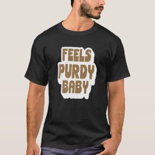 Camiseta Siente a un bebé morado Brock Purdy
