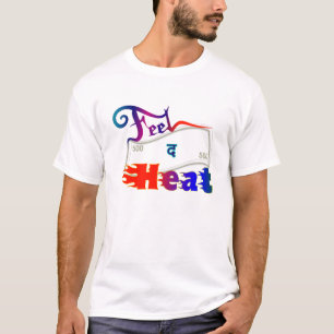 Camiseta Siente el Calor, Mentalidad de Dinero Tipografía C