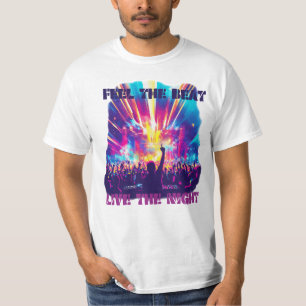 Camiseta Siente el Ritmo, Vive la Noche