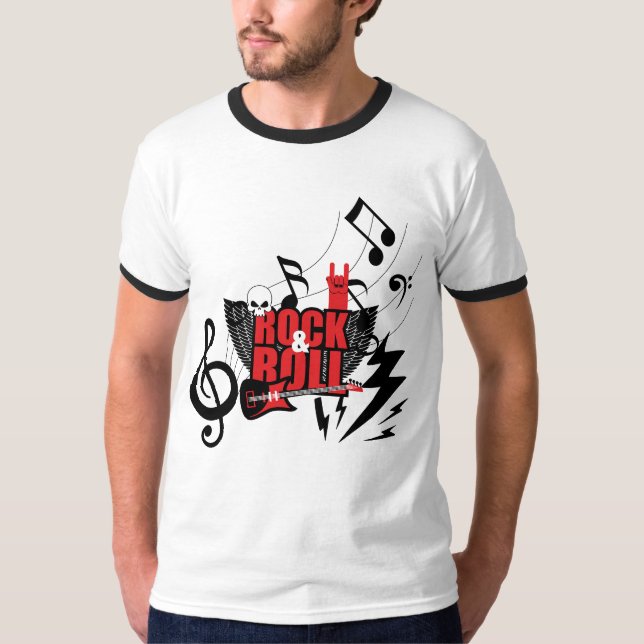 Camiseta Siente el Ruido: El Ultimo Rock & Roll (Anverso)