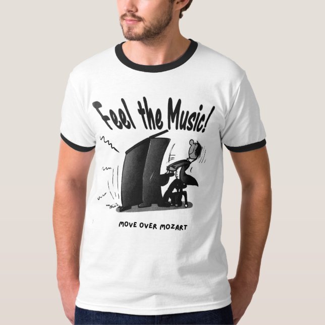 Camiseta Siente la música (Anverso)