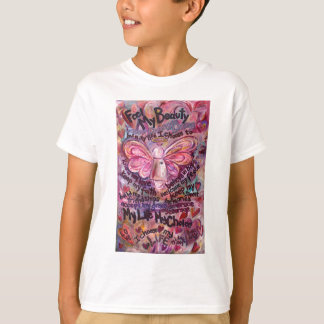 Camiseta Siente mi belleza Ángel de Cáncer Rosa