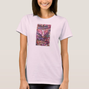 Camiseta Siente mi belleza Ángel de Cáncer Rosa