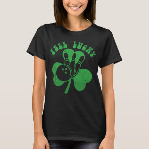 Camiseta Siéntete afortunado Shamrock Bowling Ball Skittles