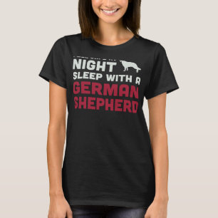 Camiseta Siéntete Seguro De Noche Dormiendo Con Un Pastor A