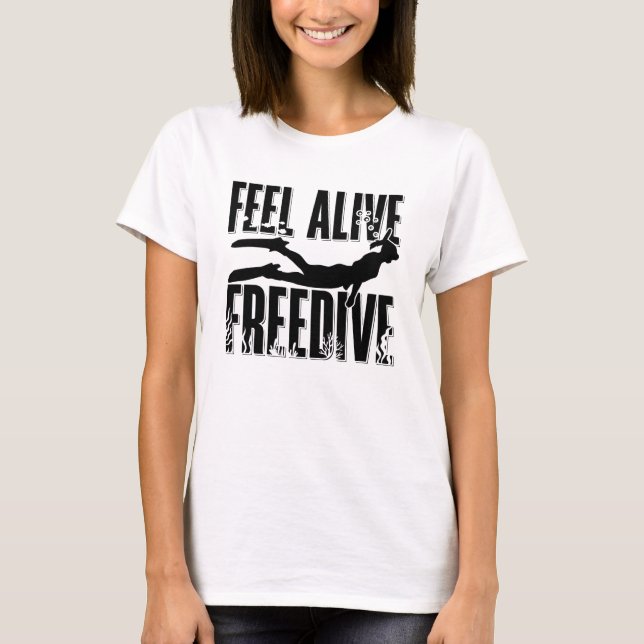 Camiseta Siéntete vivo libre de apnea (Anverso)