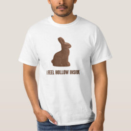 Camiseta Siento el conejito de pascua interior hueco del