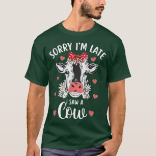 Camiseta Siento haber llegado tarde al ver a un agricultor 