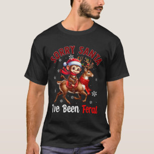 Camiseta Siento haber sido Navidades Feral Santa Monkey Rid