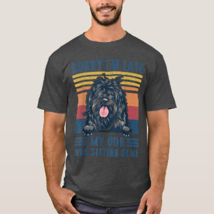 Camiseta Siento haber tardado en que mi perro me estaba sen