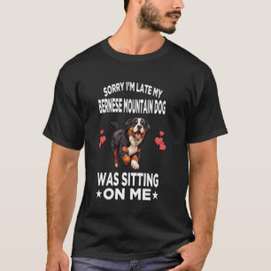 Camiseta Siento haber tardado en sentarme mi perro de monta