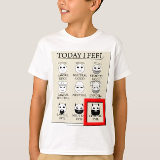 Camiseta Siento hoy mal caótico