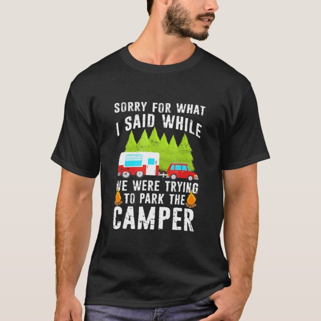 Camiseta Siento Lo Que Dije Mientras Estacionaba La Cam Del (Anverso)
