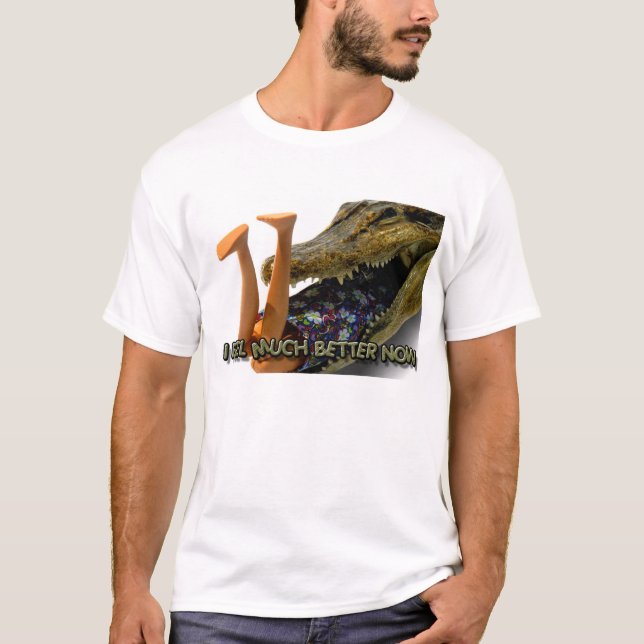 Camiseta Siento mucho mejor ahora (Anverso)