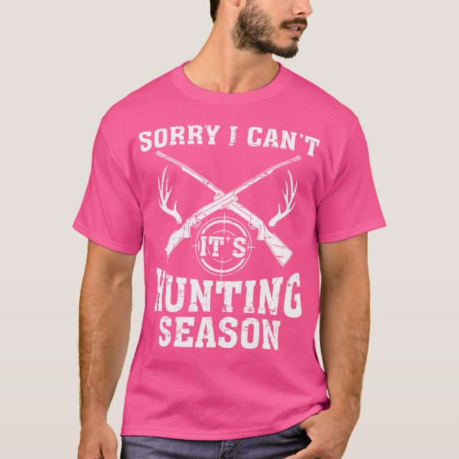 Camiseta Siento No Poder Cazar Cazadores De Venados De Temp (Anverso)