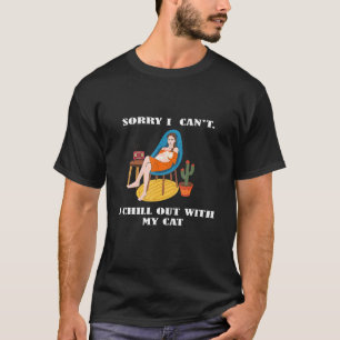 Camiseta Siento no poder cortar con mi gato