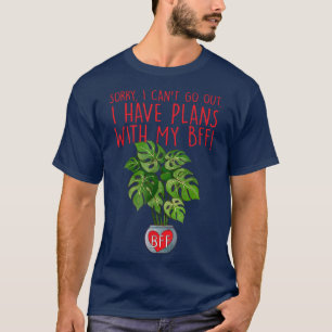 Camiseta Siento no poder salir tengo planes con mi Gard BFF