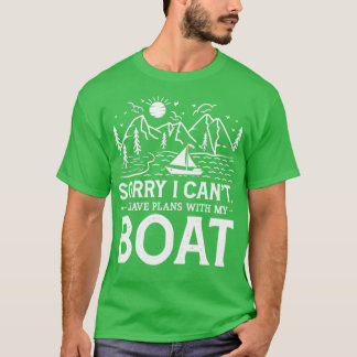 Camiseta Siento no poder tener planes con mi barco1