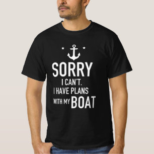 Camiseta Siento no poder tener planes con mi capitán de bar