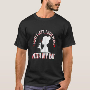 Camiseta Siento no poder tener planes con mi Rat Mouserat 3
