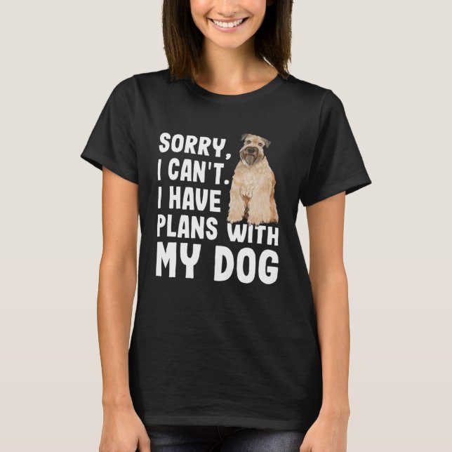 Camiseta Siento No Poder Tener Planes Con Mi Rueda Cubierta (Anverso)